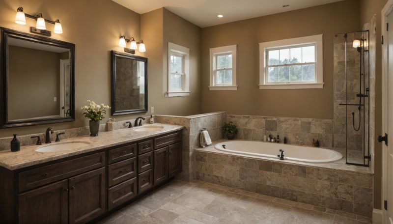 Expansive Master Bathroom Spaces